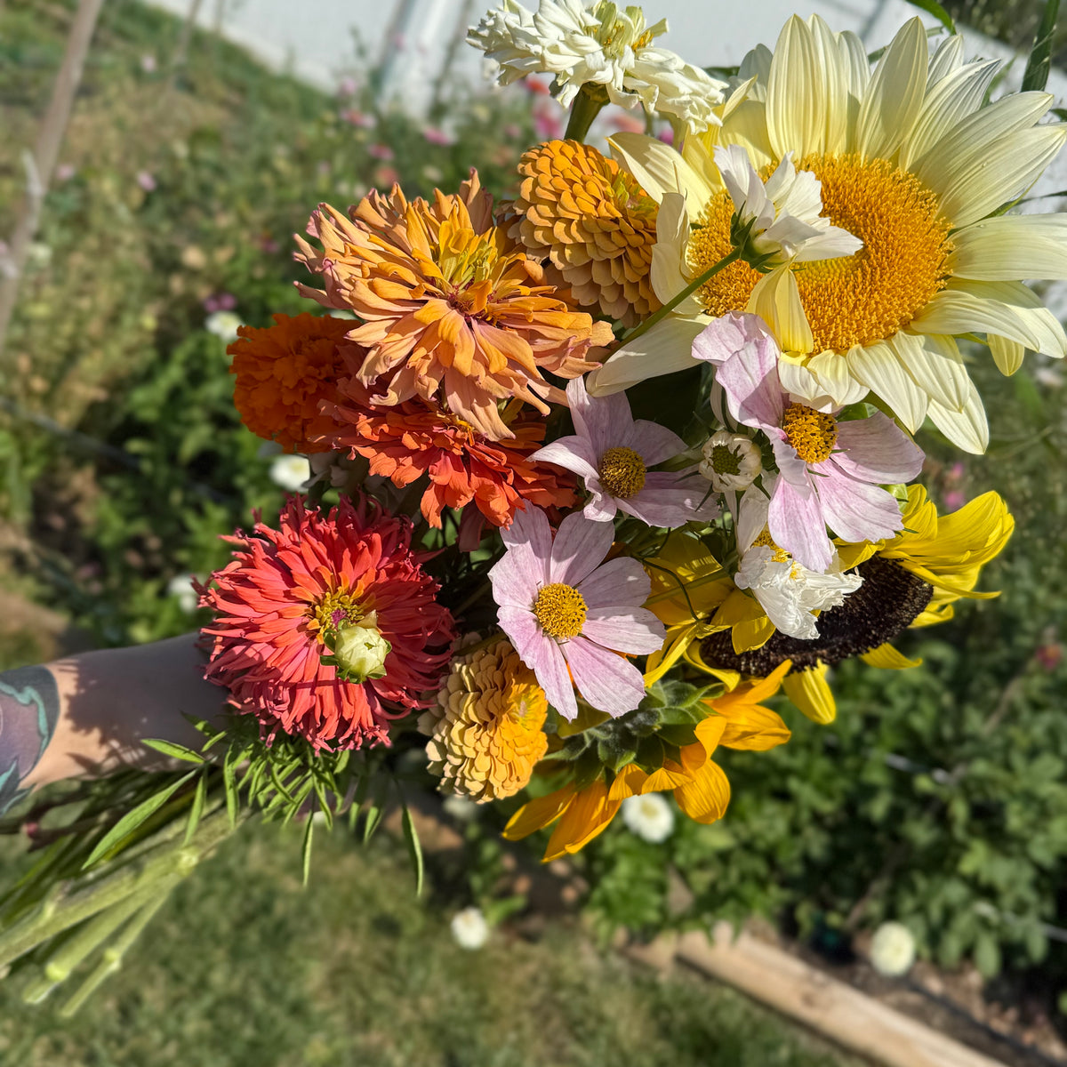 Pre-Made - Golden Sunrise Garden Bouquet