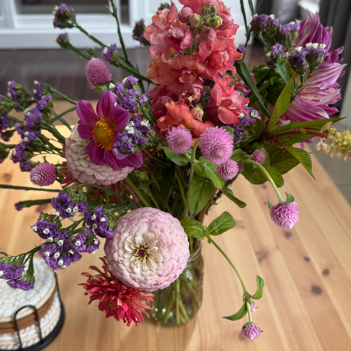 Pre-Made - Fuchsia Flame Garden Bouquet